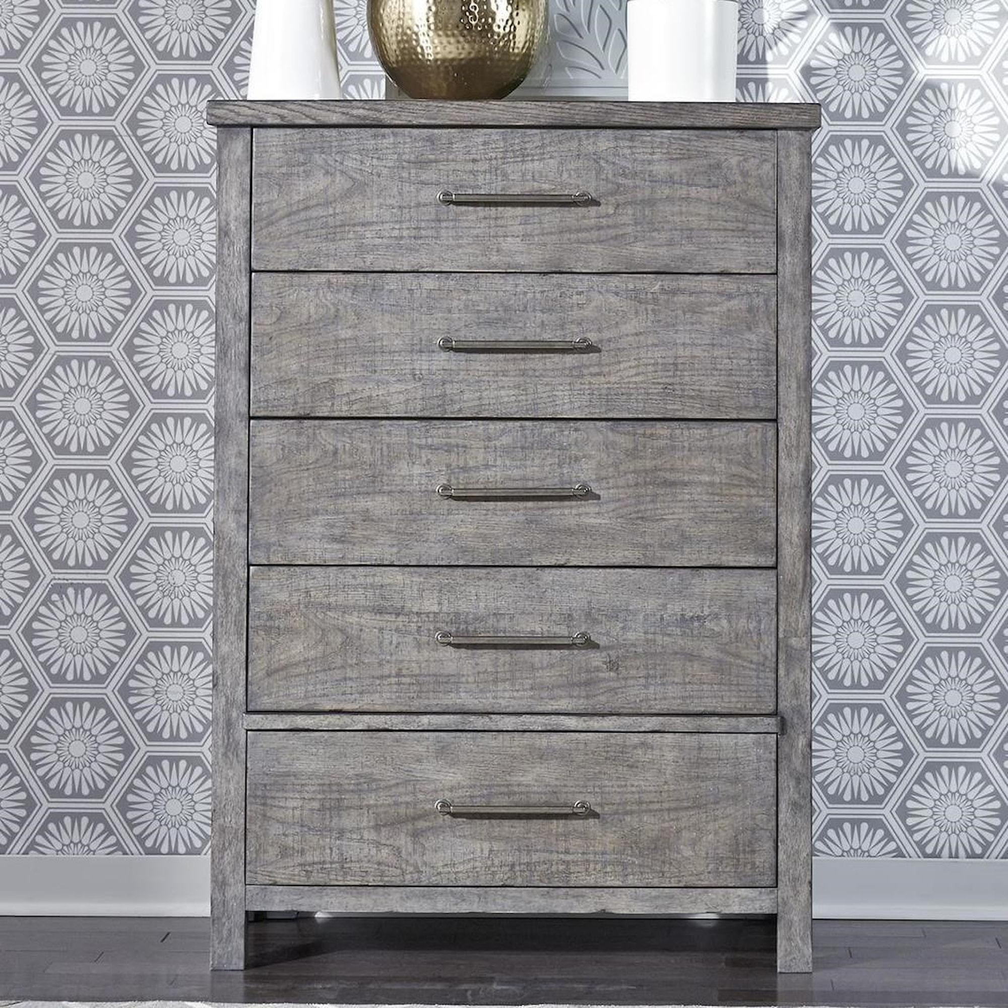 Liberty Furniture Modern Farmhouse 406BR41 Contemporary 5Drawer Chest